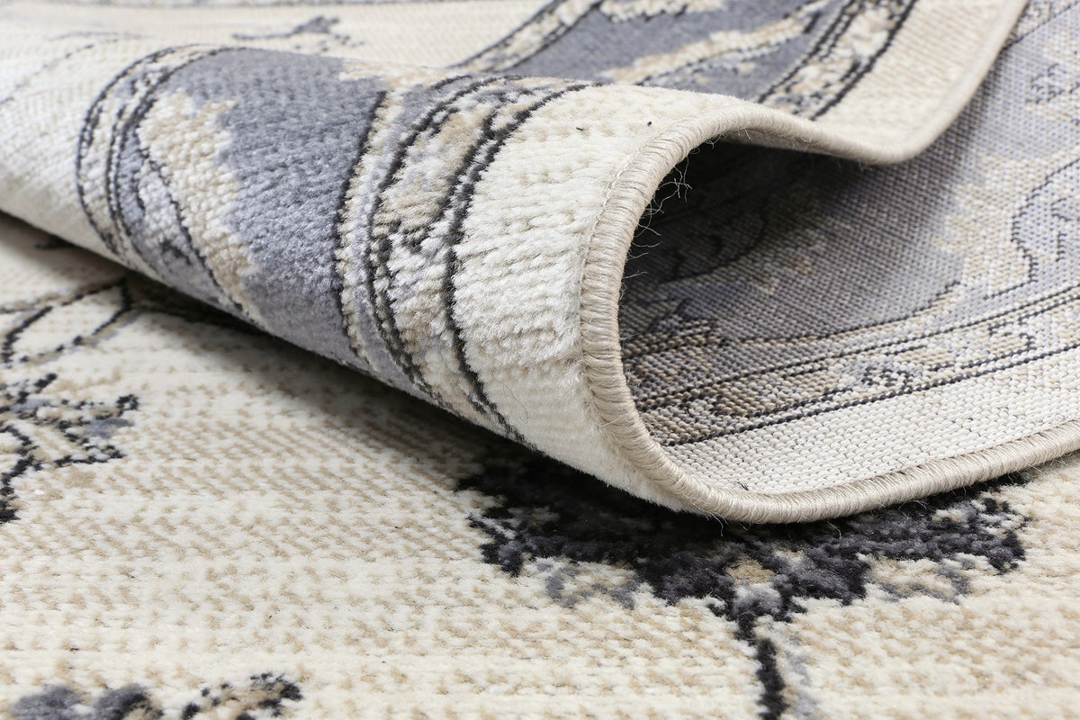Arya Vines Traditional Cream Rug