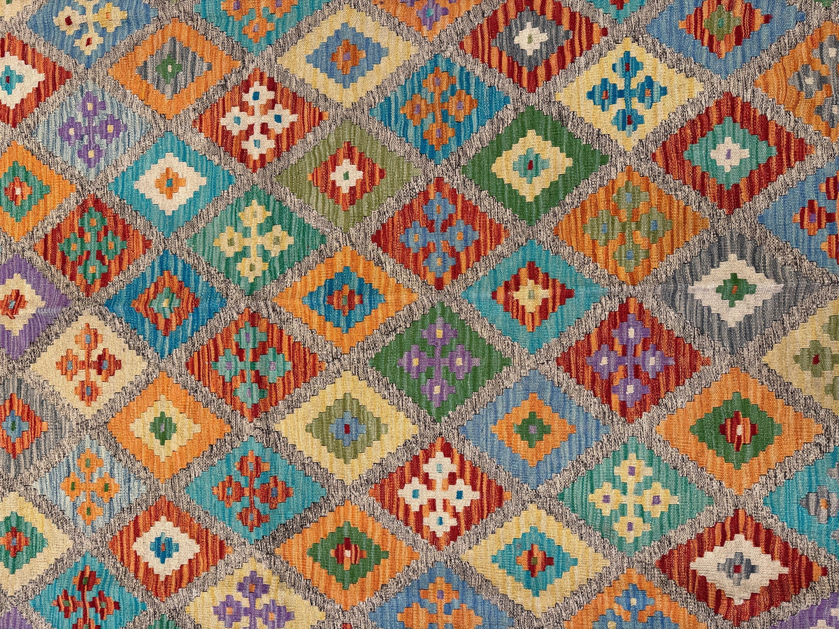 Chobi Kilim Rug - 299 cm x 209 cm