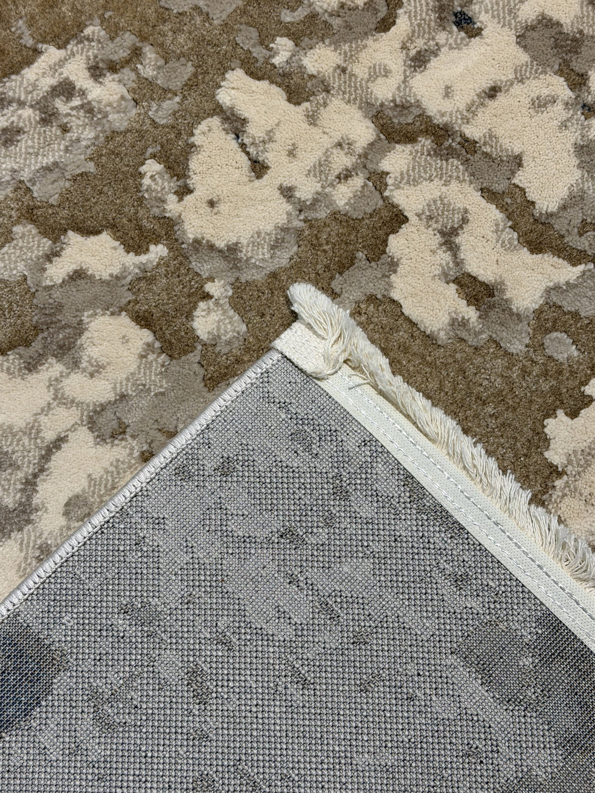 Paradise 1 Modern Beige & Blue Rug