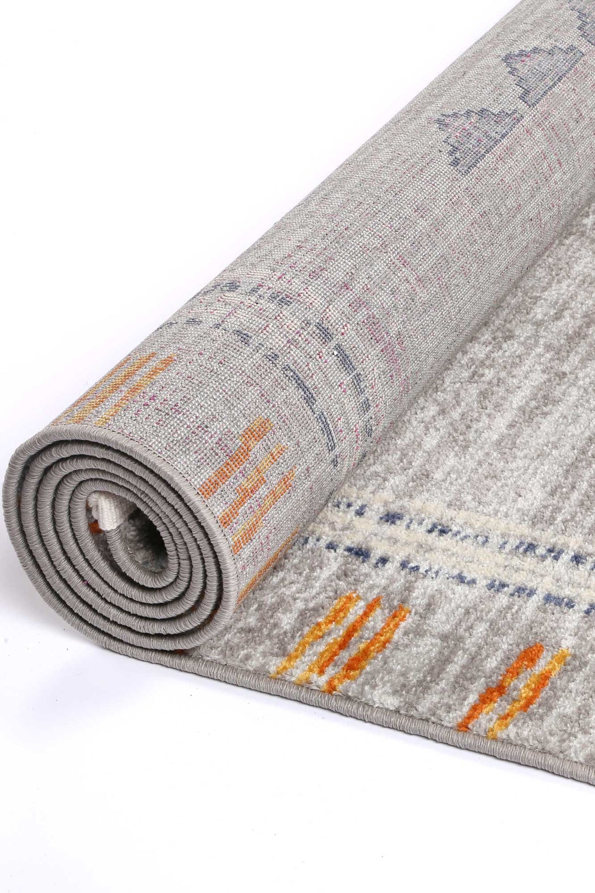Inca Grey Contemporary Designer Rug