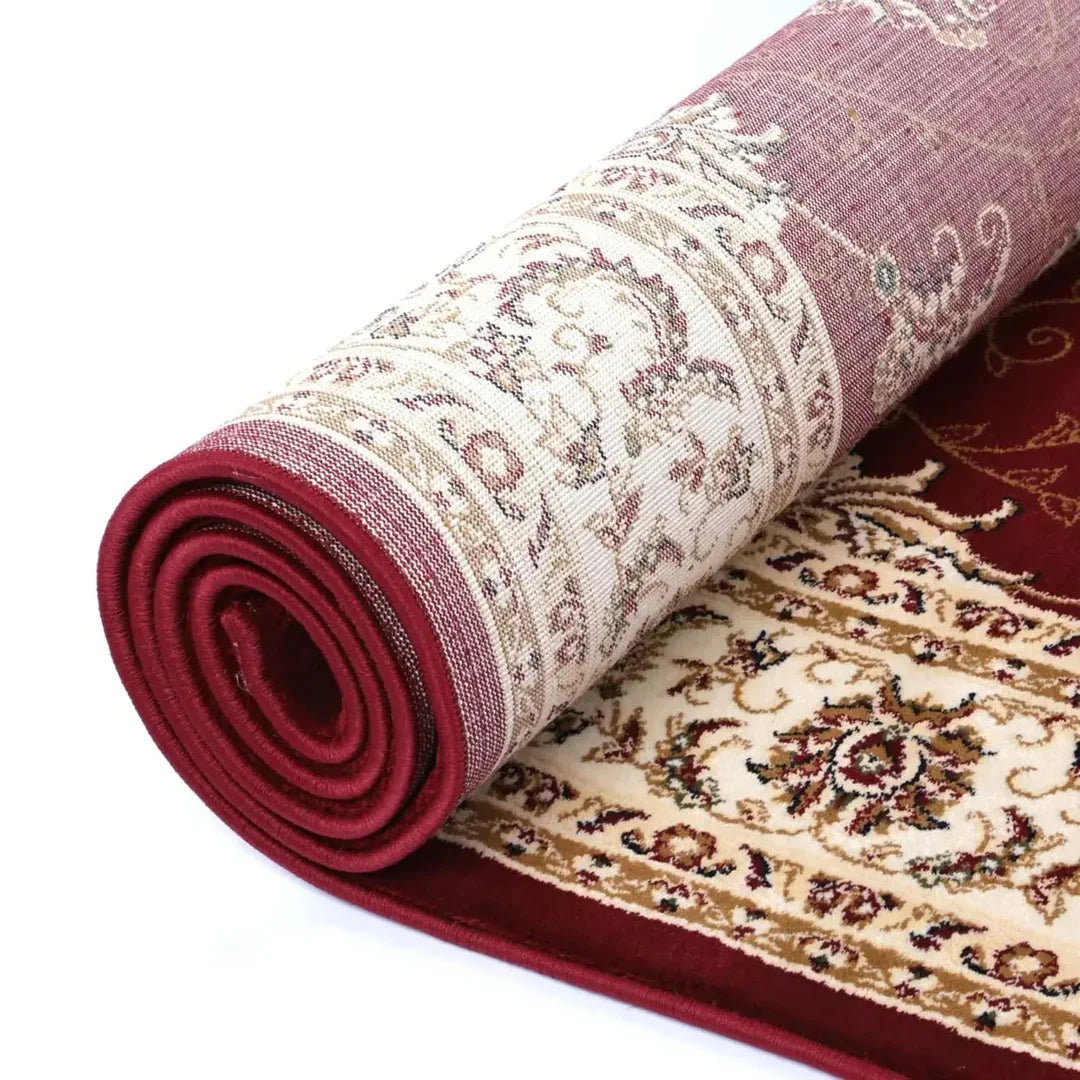 Suzani Red Floral Designer Rug