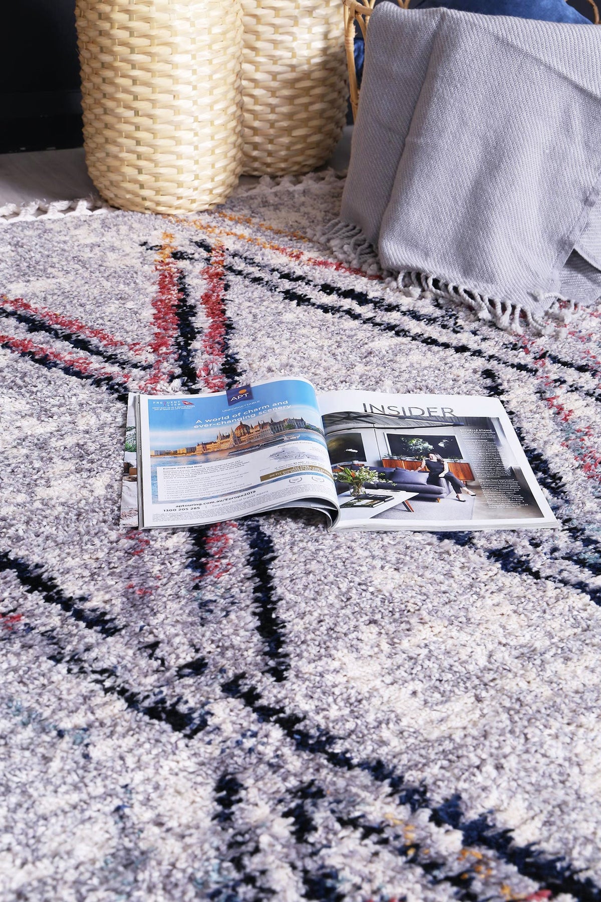 Mansour Argyle Multi Geometric Rug