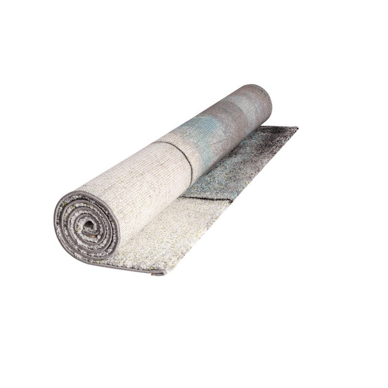 Passion 4 Grey & Blue Abstract Rug