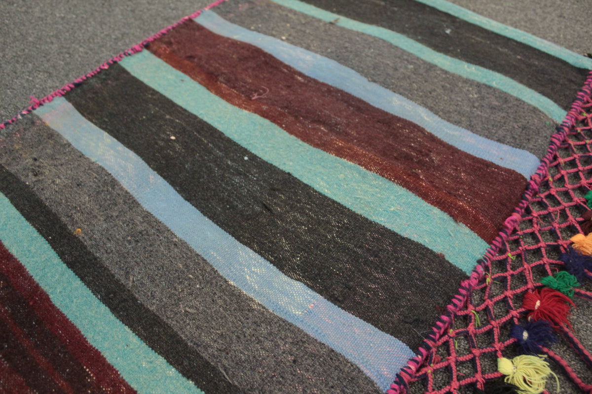 Afghan Floor Cushion/Pillow Cover - 86 cm x 51 cm