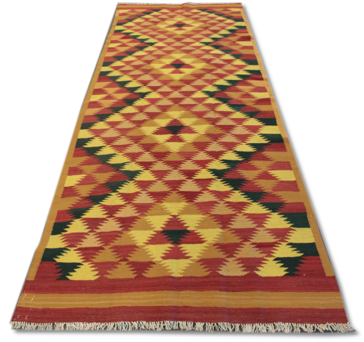 Turkish Kilim Runner - 367 cm x 143 cm
