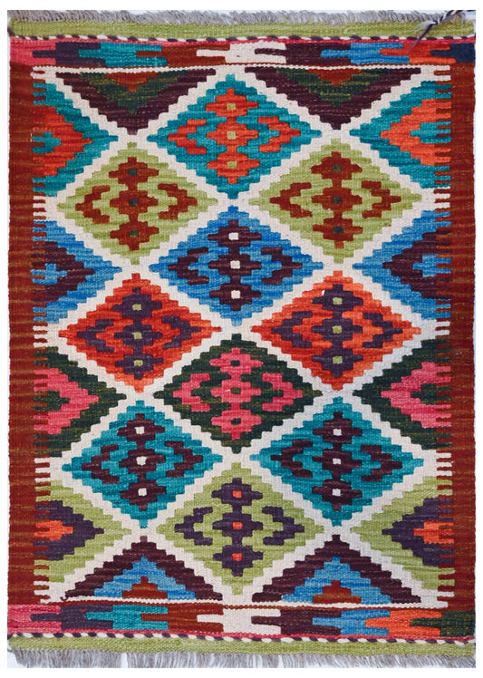 Chobi Kilim - 87 cm x 60 cm