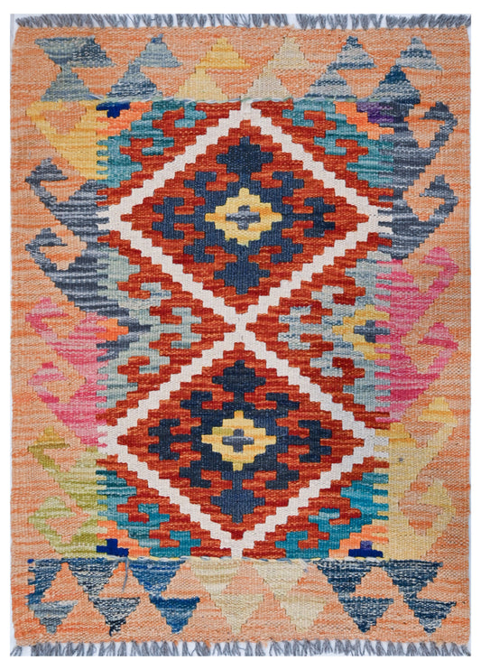 Chobi Kilim - 87 cm x 65 cm