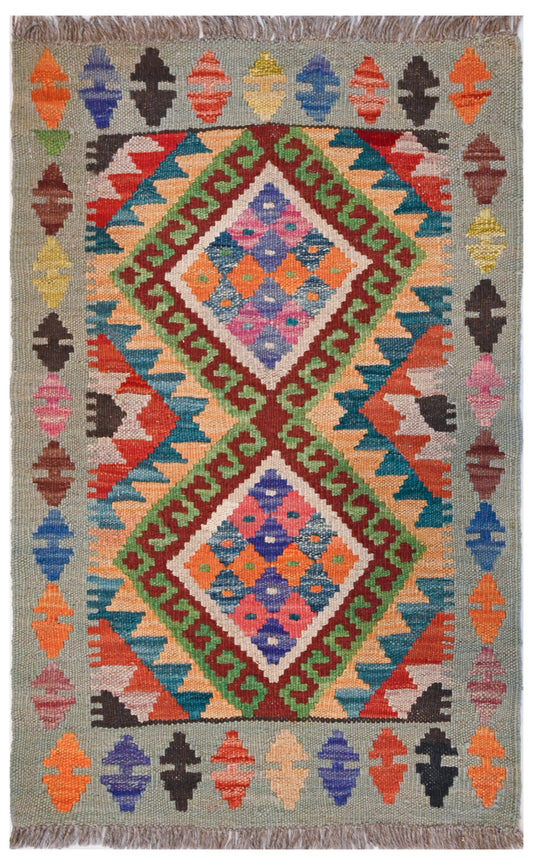 Chobi Kilim - 85 cm x 56 cm