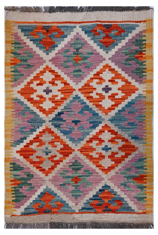 Chobi Kilim - 83 cm x 59 cm