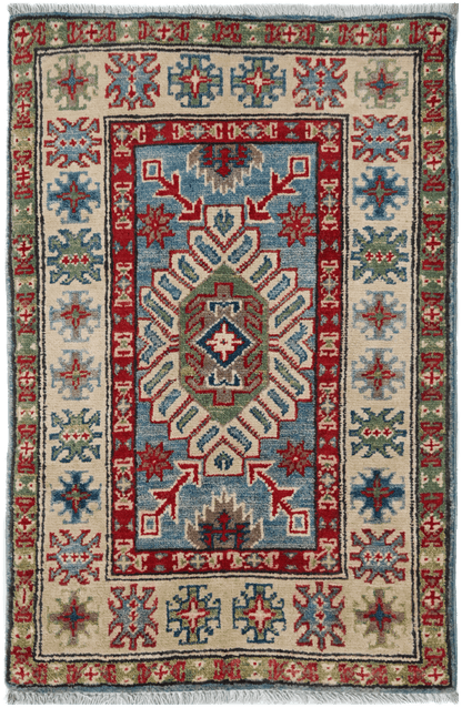 Kazak Rug - 92 cm x 60 cm