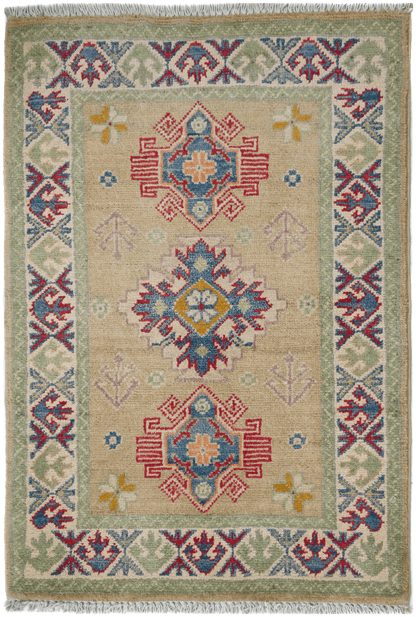 Kazak Rug - 89 cm x 60 cm