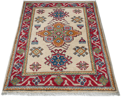 Kazak Rug - 87 cm x 66 cm