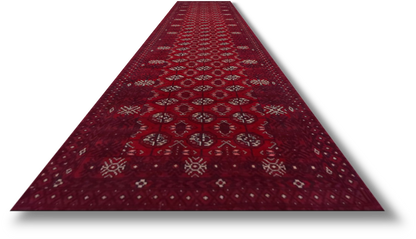 Fine Turkoman Rug - 378 cm x 89 cm