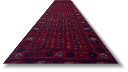 Fine Bokhara Rug - 370 cm x 88 cm