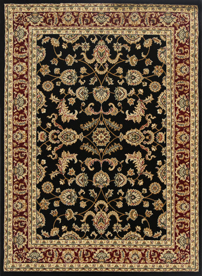 Julian Black Floral Rug