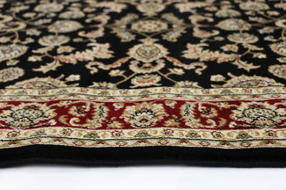 Julian Black Floral Rug