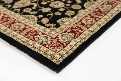 Julian Black Floral Rug