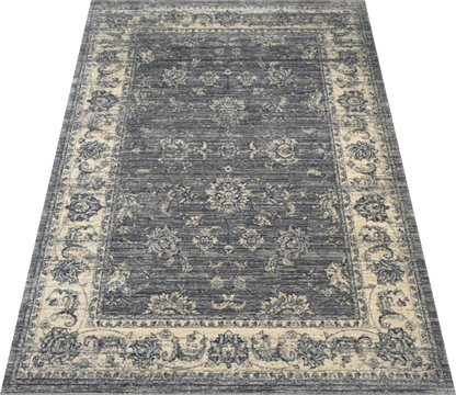 Atlanta Vintage-Look Grey Rug