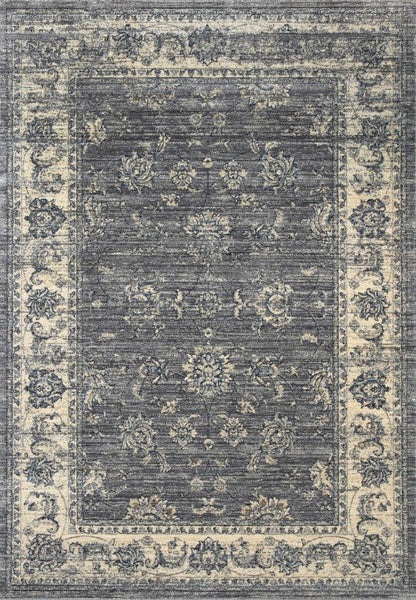 Atlanta Vintage-Look Grey Rug