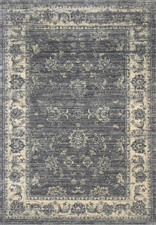 Atlanta Vintage-Look Grey Rug