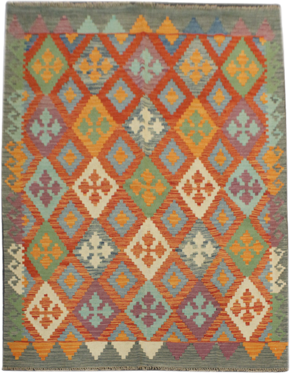 Chobi Kilim - 196 cm x 151 cm
