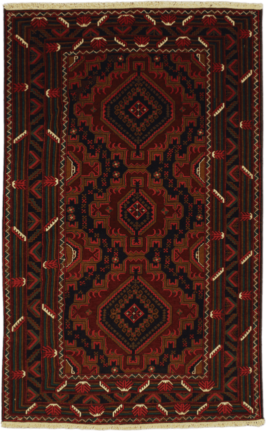 Fine Baluchi Rug - 189 cm x 117 cm