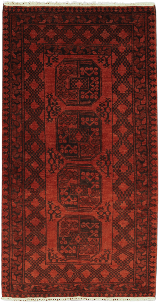 Turkaman Rug - 191 cm x 102 cm