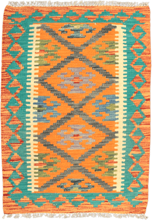 Chobi Kilim Rug  - 87 cm x 53 cm