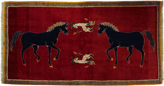 Persian Picture Rug - 185 cm x 98 cm