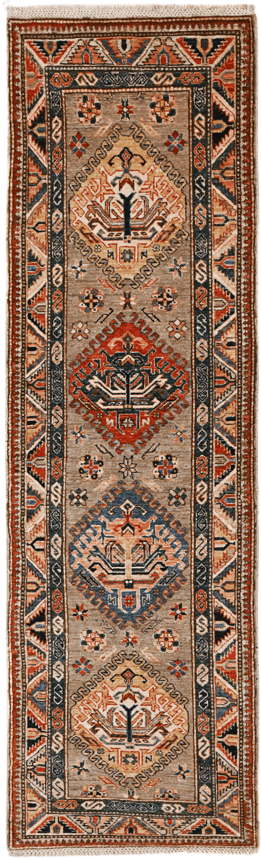 Super Kazak Rug - 259 cm x 79 cm