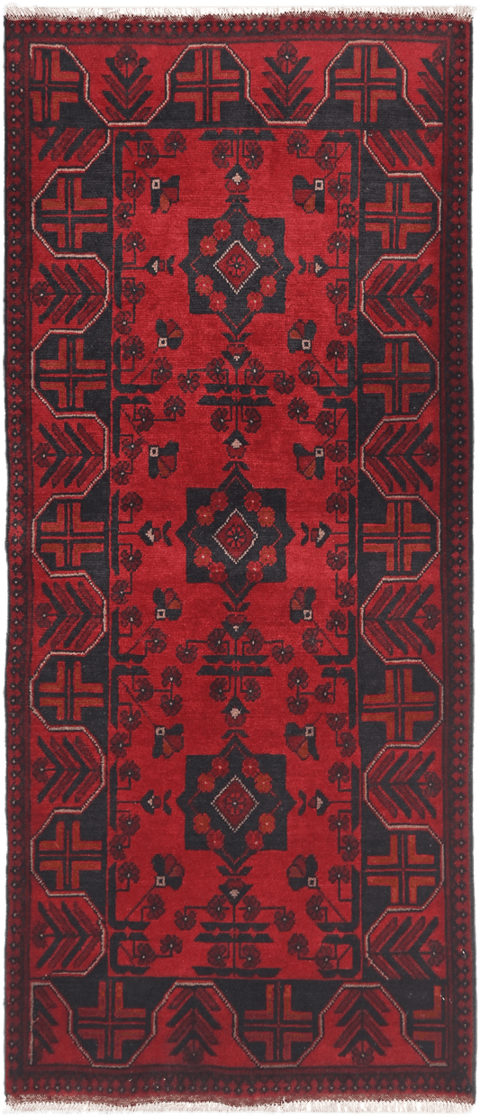 Khal Mohammadi Runner - 188 cm x 80 cm