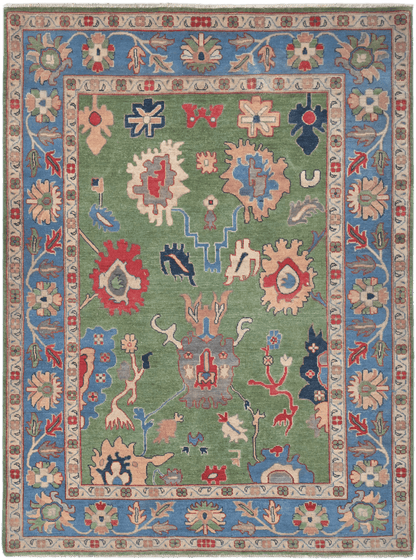 Oushak Rug - 227 cm x 168 cm