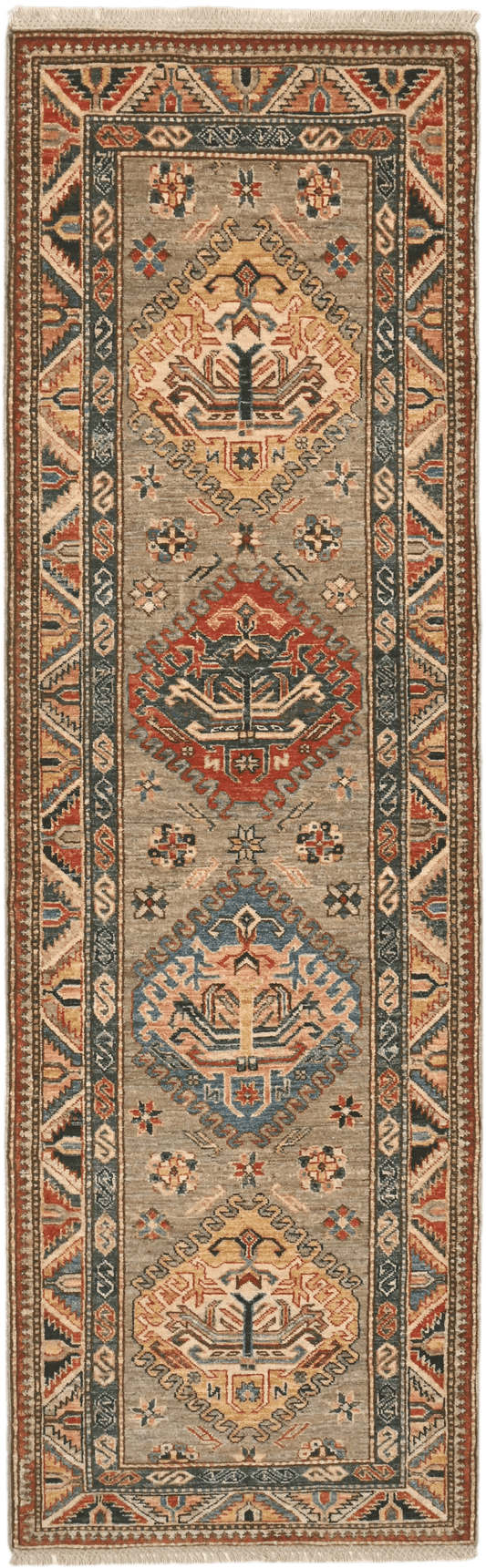 Super Kazak Runner - 260 cm x 82 cm