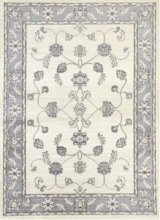 Arya Vines Traditional Cream Rug