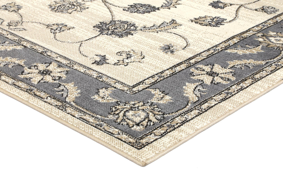Arya Vines Traditional Cream Rug