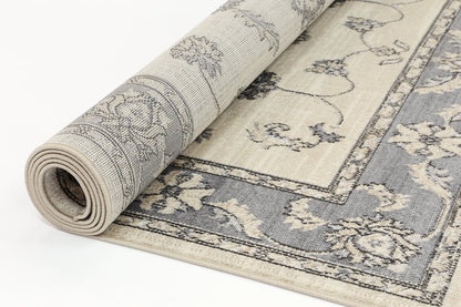 Arya Vines Traditional Cream Rug