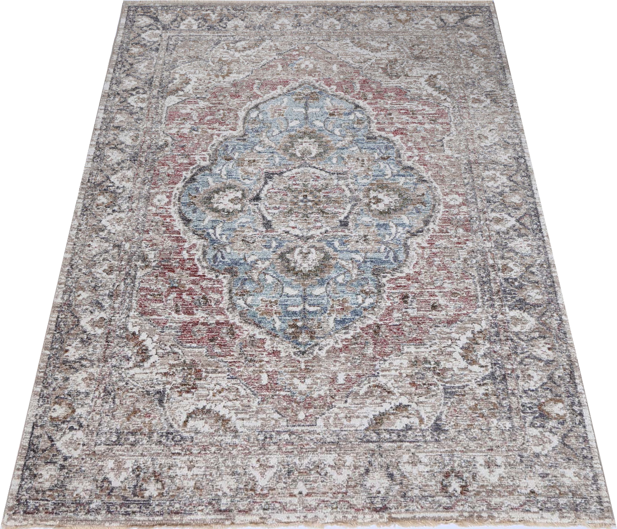 Baltimore Arlington Medallion Transitional Rose Rug