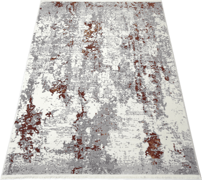 Bohemian Paradise One Modern Grey Terracotta Rug