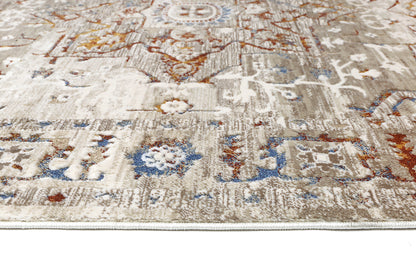 Paradise 5 Medallion Beige Multi Rug