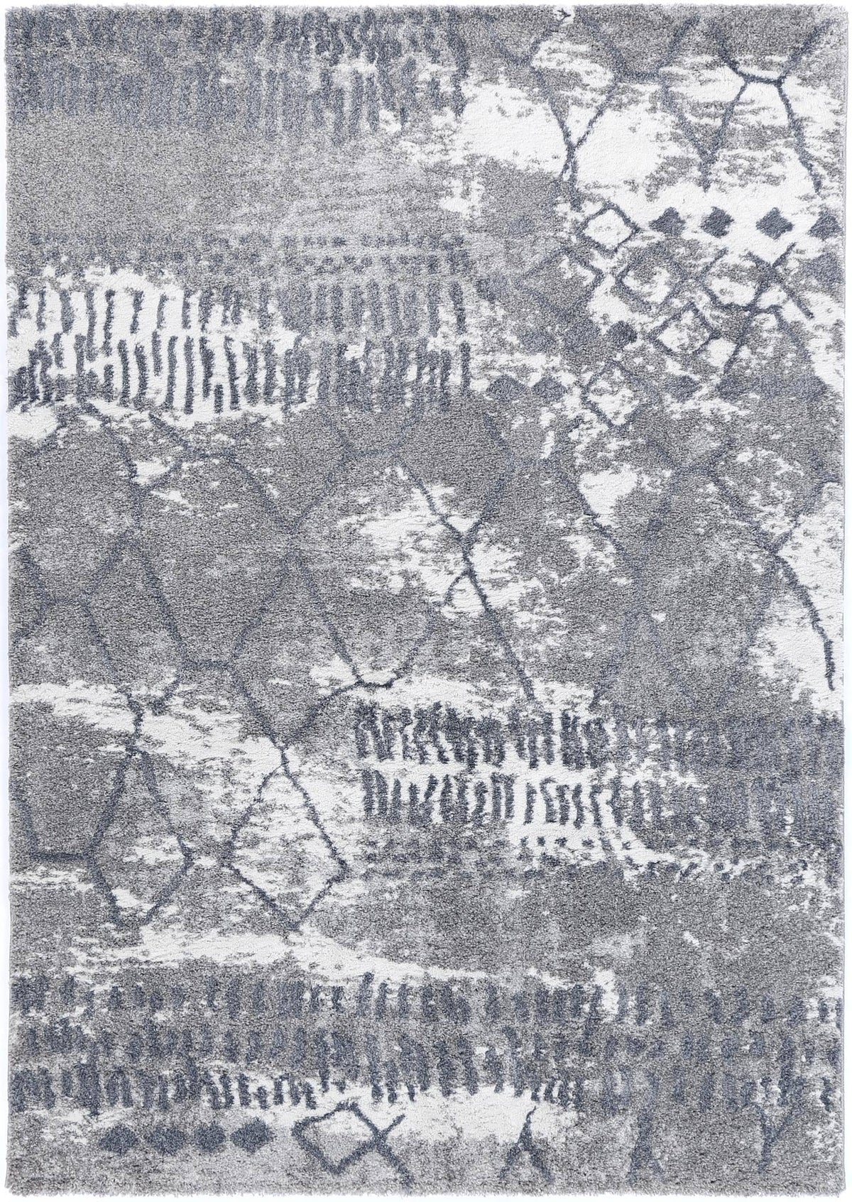 Century Aetius Grey Plush Designer Rug