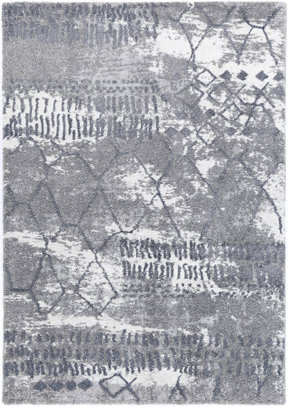 Century Aetius Grey Plush Designer Rug