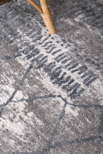 Century Aetius Grey Plush Designer Rug