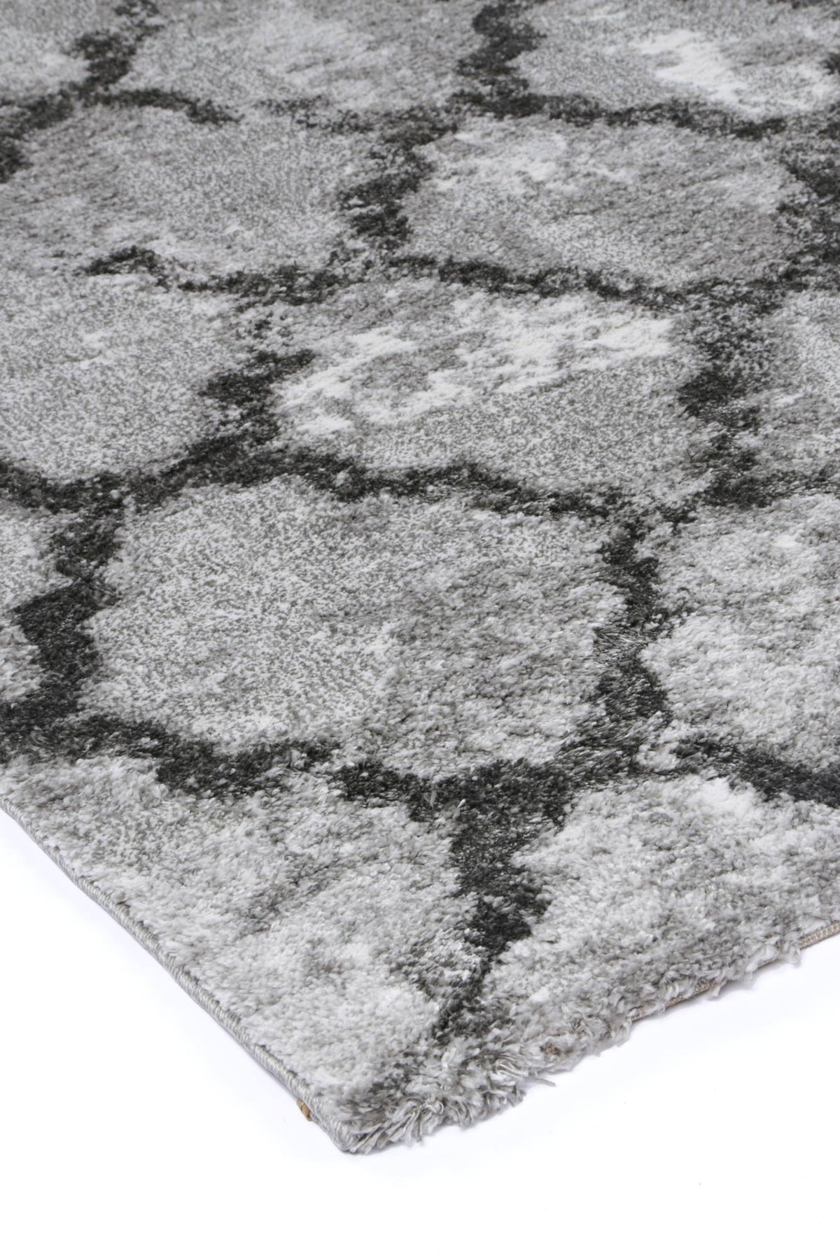 Century Valerius Grey Plush Designer Rug