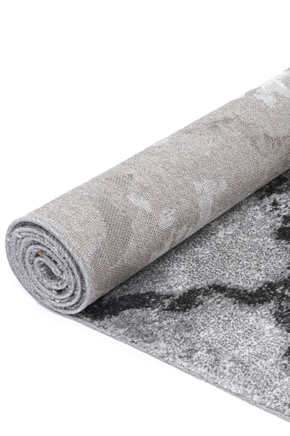 Century Valerius Grey Plush Designer Rug