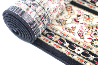 Classica Black Medallion Rug