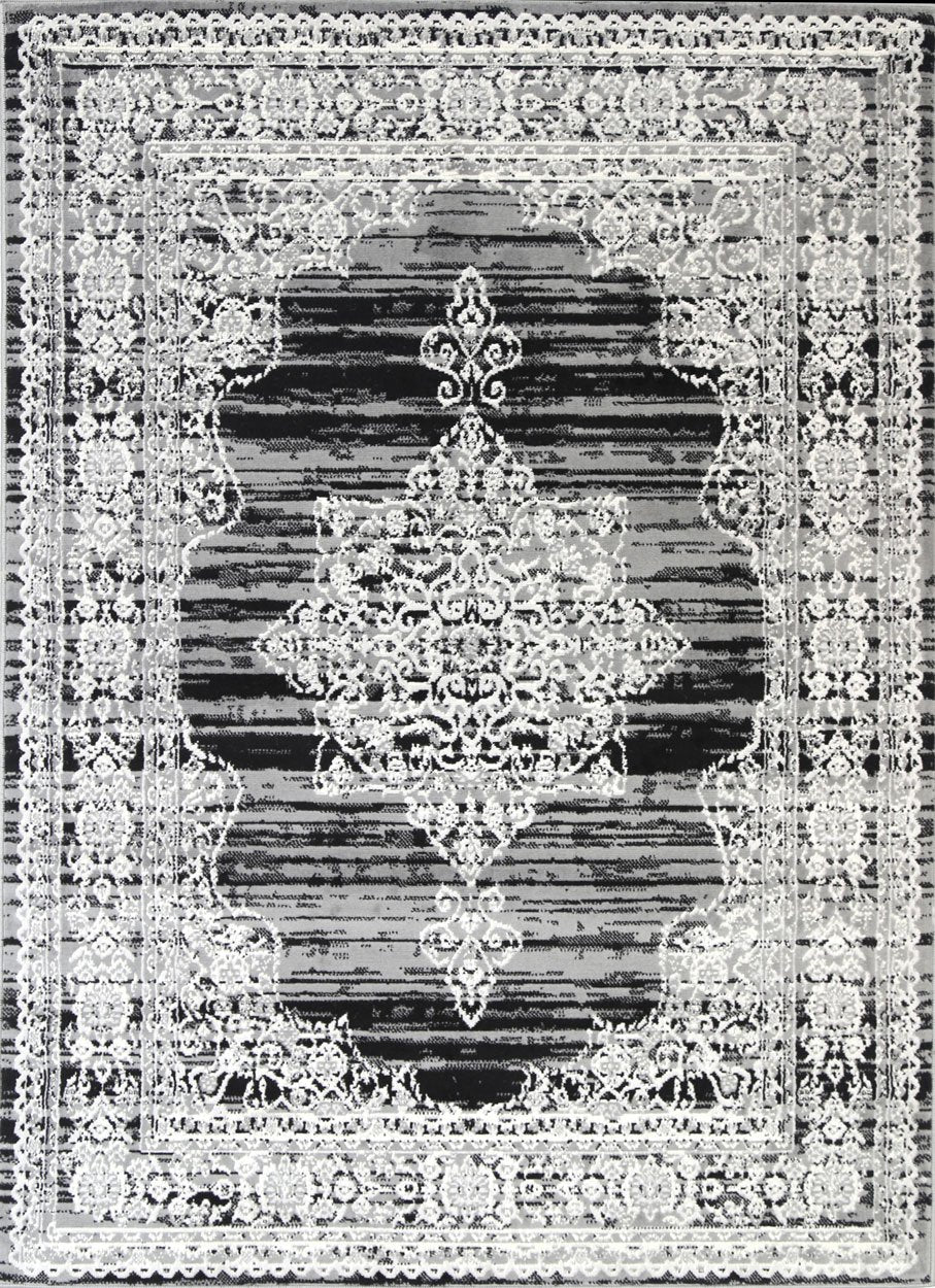 Elise Distressed Grey Rug