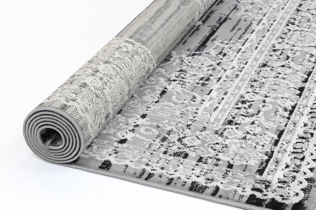 Elise Distressed Grey Rug