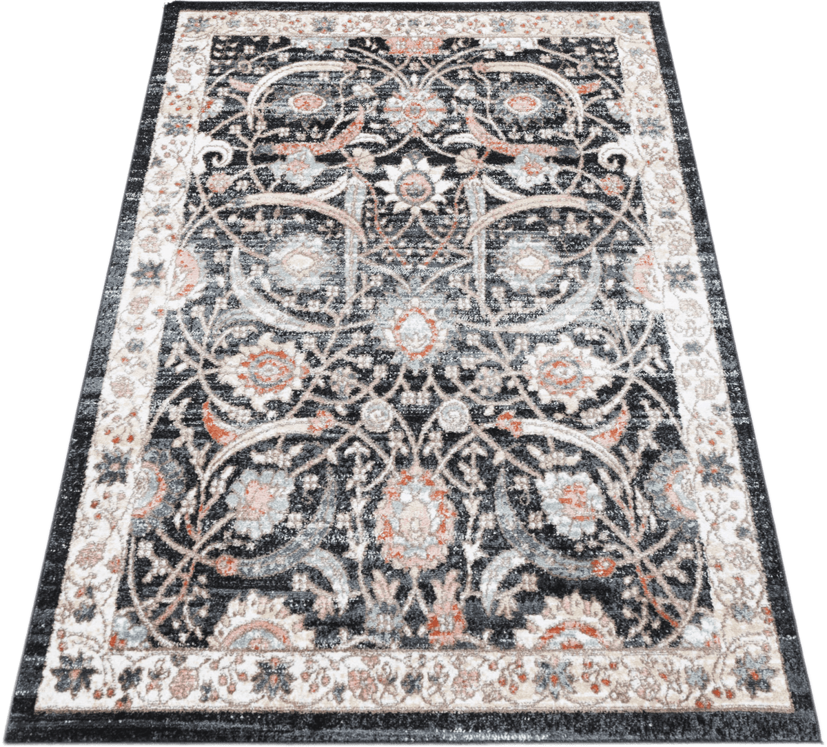 Estate Mylestone Traditional Charcoal Rug