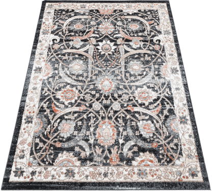 Estate Mylestone Traditional Charcoal Rug