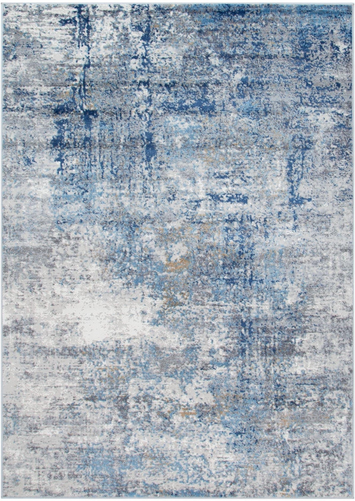 Expressions Navy Blue Modern Rug